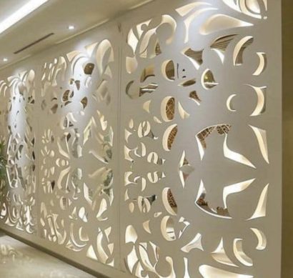 Intricate laser cut acrylic floral pattern — Eish CNC Designs Indore