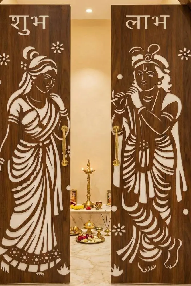 CNC wood design interior panel — Eish CNC Designs Indore