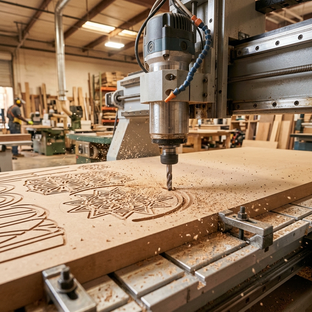 HDHMR CNC manufacturing process at Eish CNC Designs Indore