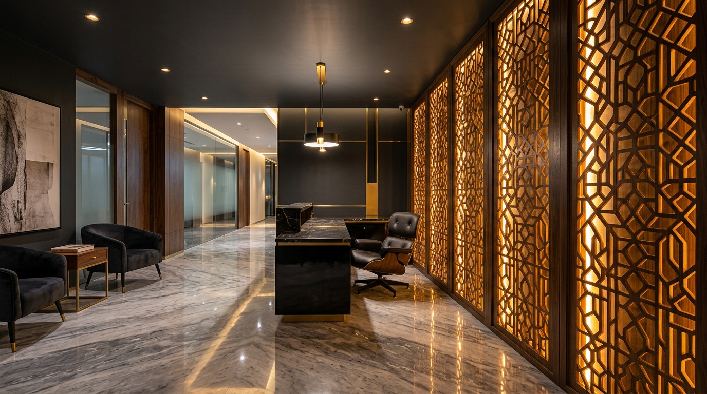 Best MDF Jali Design for Office
