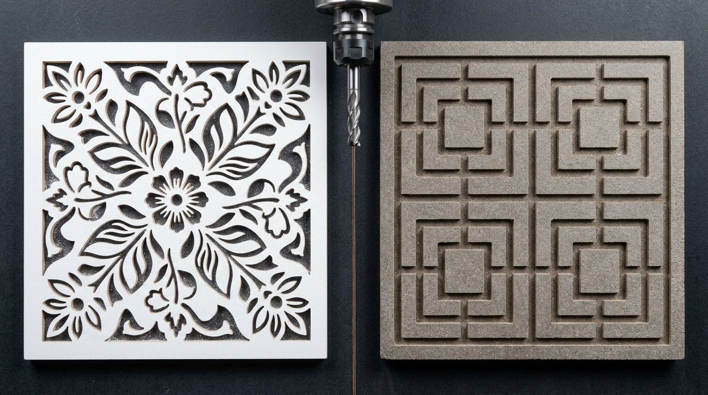 Which Is Better MDF or WPC for CNC Cutting?